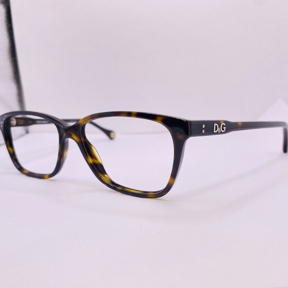 Dolce & Gabbana Eyeglasses Frames DD 1238 502 52-15-140 Tortoise Authentic